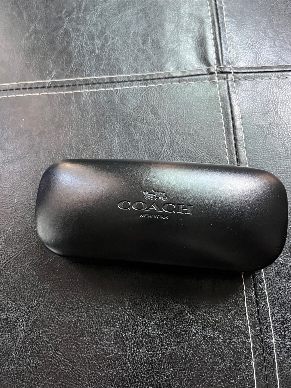 COACH woman’s Black Eyewear Case with Logo